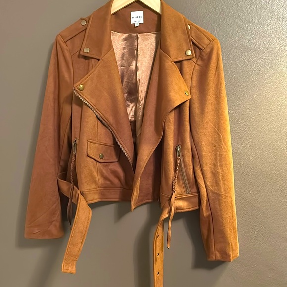 Ellison Jackets & Blazers - Ellison L Faux Suede Jacket